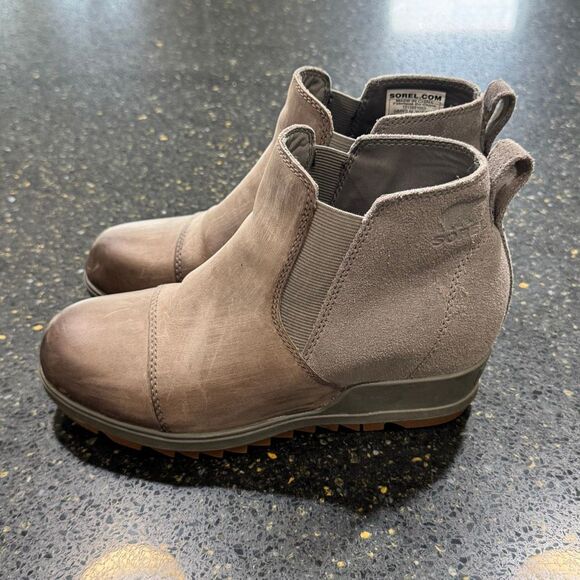 SOREL EVIE II CHELSEA OMEGA TAUPE/GUM - Picture 4 of 10